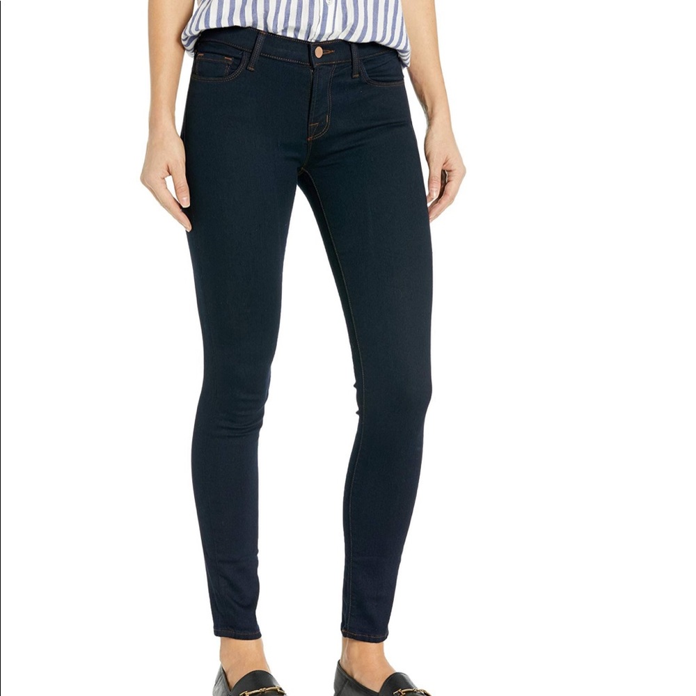 J brand midrise skinny leg jeans.